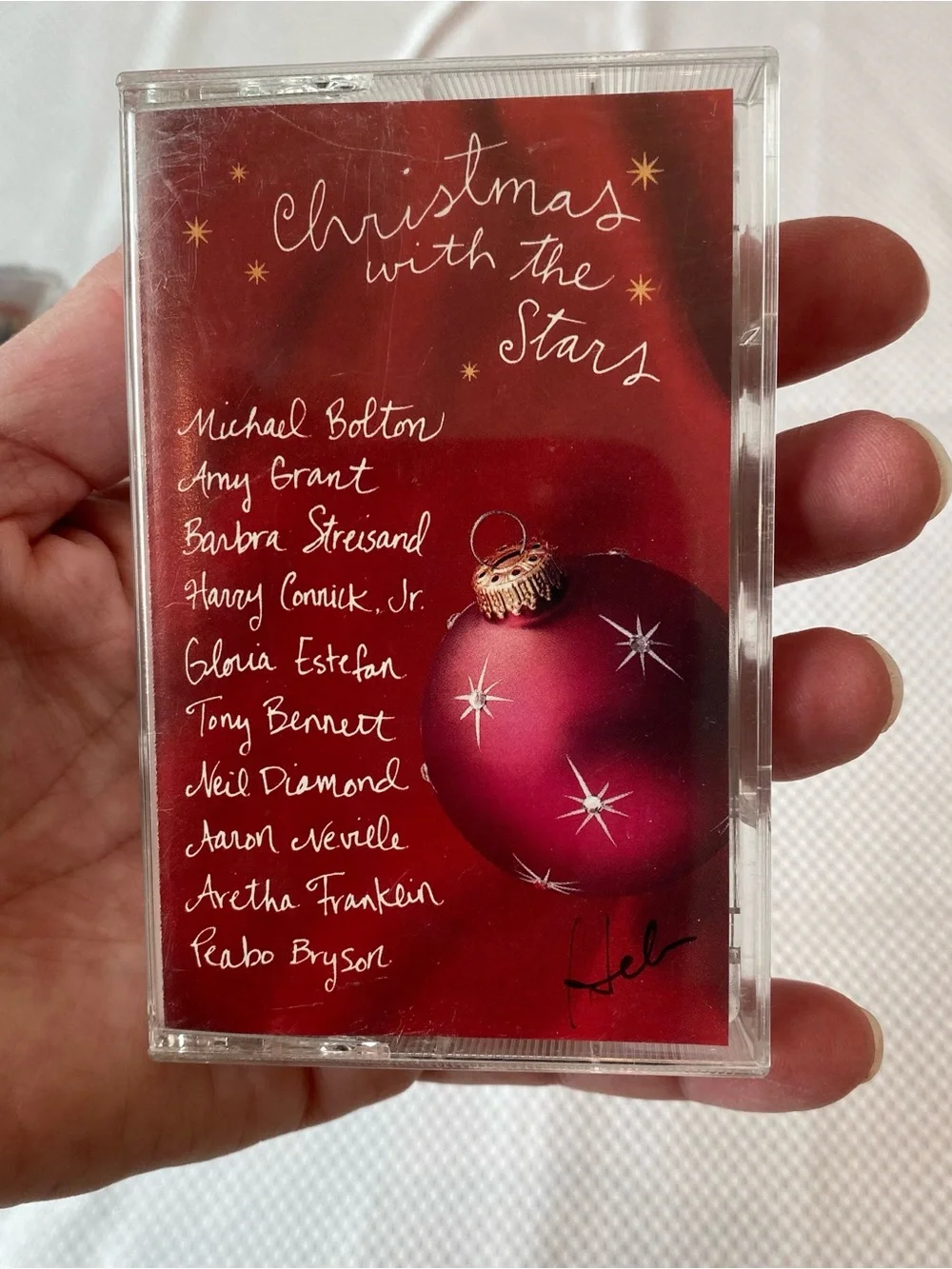 Christmas Retro Hallmark Holiday Music Cassette Lot - Red, Green, Gold